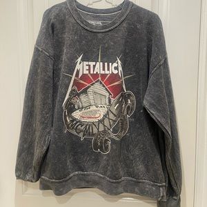 Metallic sweatshirt